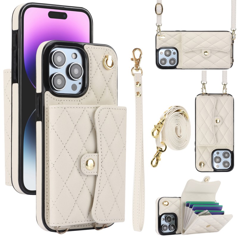 Crossbody Card Slot Phone Case Suitable for Apple